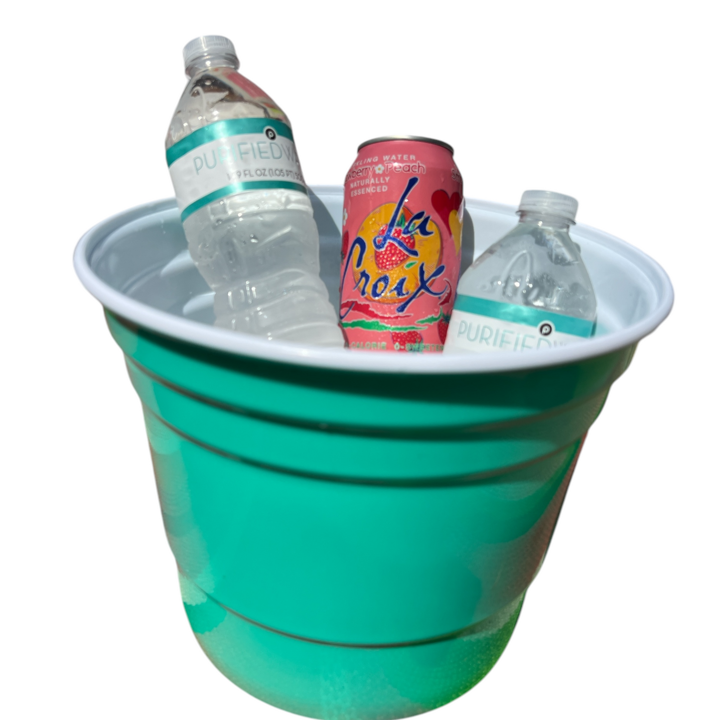 Aqua Blue Solo Cup Ice Cooler – Giant Party Drink Cooler for Events & BBQs. Hosting a sleepover, cookout, or themed party? This giant party drink cooler delivers the vibe. It's fun, festive, and surprisingly functional. Its large size makes it a smart choice for keeping drinks accessible, while the bold solo cup look makes this giant party drink cooler a photo-worthy centerpiece.