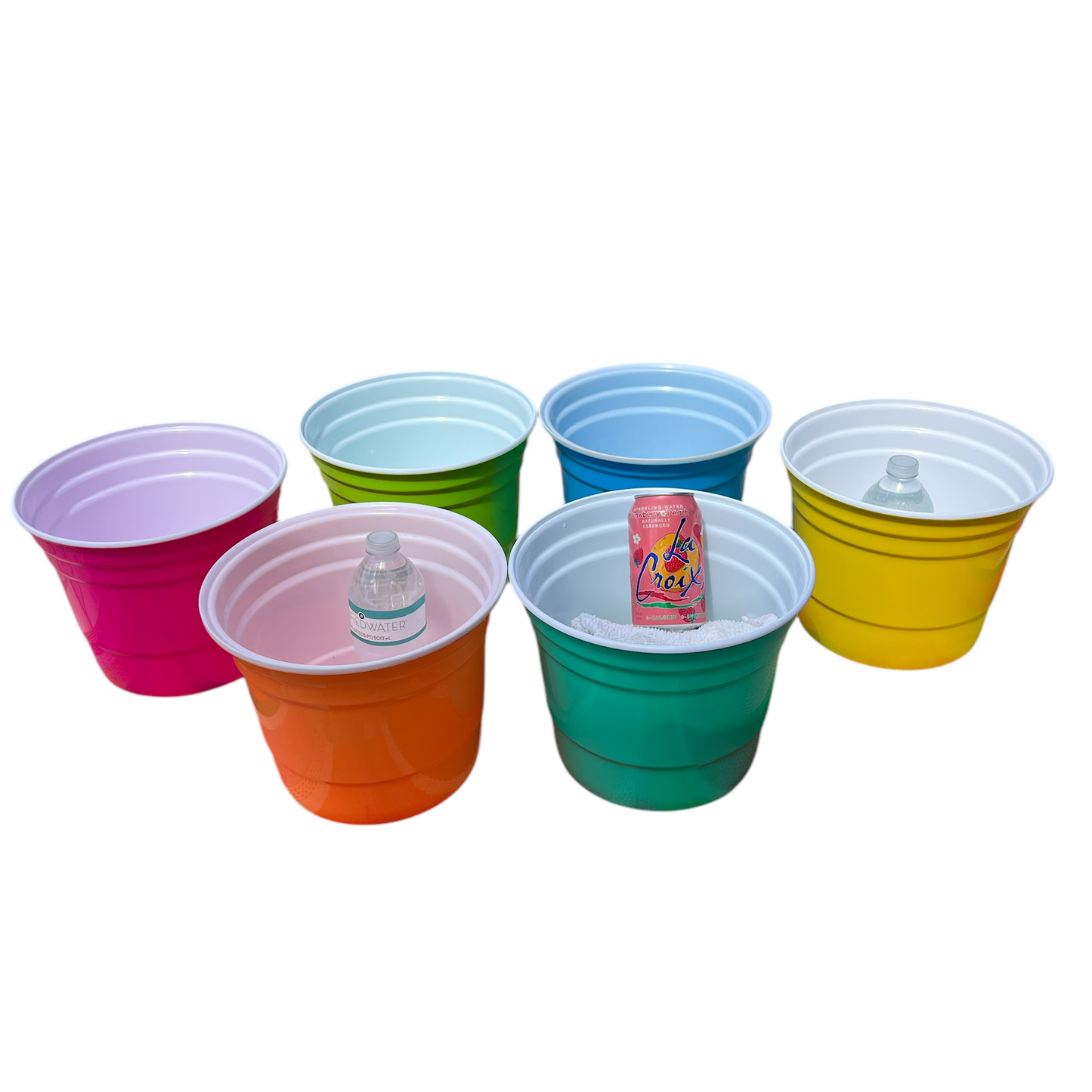 Colorful and Bright Solo Cup Drink Coolers – Fun Giant Party Drink Cooler Set for Kids and Adults These giant party drink coolers are made for serious party planners. With its high-capacity design, durable material, and eye-catching color, it’s the ultimate outdoor cooler. Use your giant party drink cooler for weddings, block parties, or festivals—it’s built for fun, built for crowds.