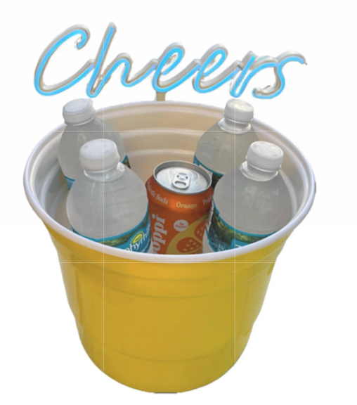Vibrant Yellow Solo Cup Giant Party Drink Cooler – Tailgate & Pool Essential. Fun and vibrant yellow oversized Solo cup bucket—ideal for chilling drinks at BBQs, sports events, and college parties! 🍹🏈 The ultimate party accessory for summer and beyond!