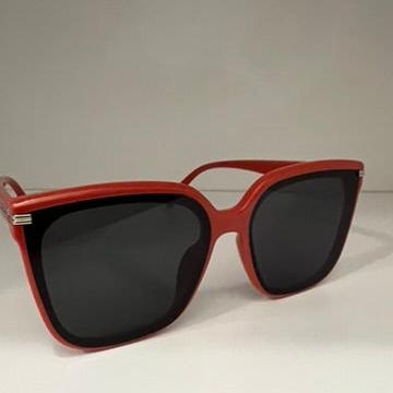 Red Square Frame Sunglasses by Inner Glow