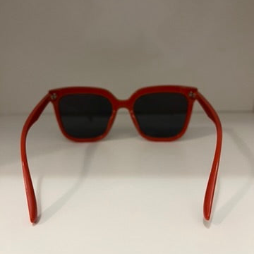 Red Square Frame Sunglasses by Inner Glow