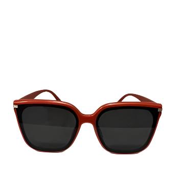 Red Square Frame Sunglasses by Inner Glow