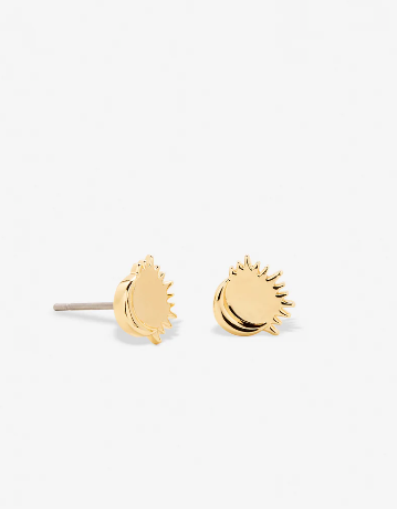 Gold Squad Icon Stud Earrings