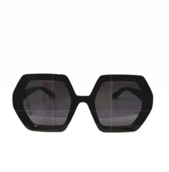 Women's Anti-Reflective Geometric Full Rim Frame Oversized Fashion Sunglasses to Reduce Sun Glare