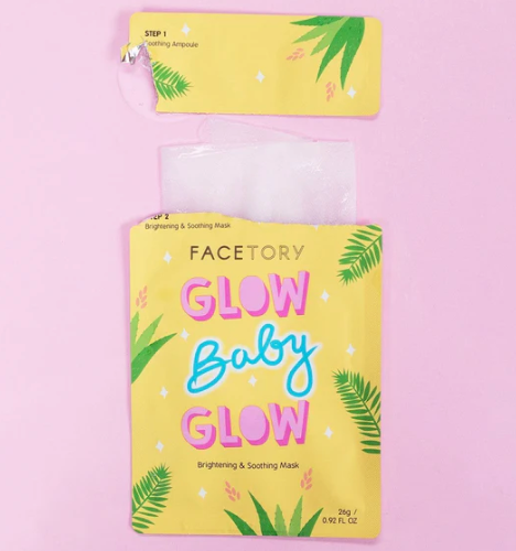 Glow Baby Glow Korean Face Mask is a Brightening, Calming, and Moisturizing Face Mask by Facetory