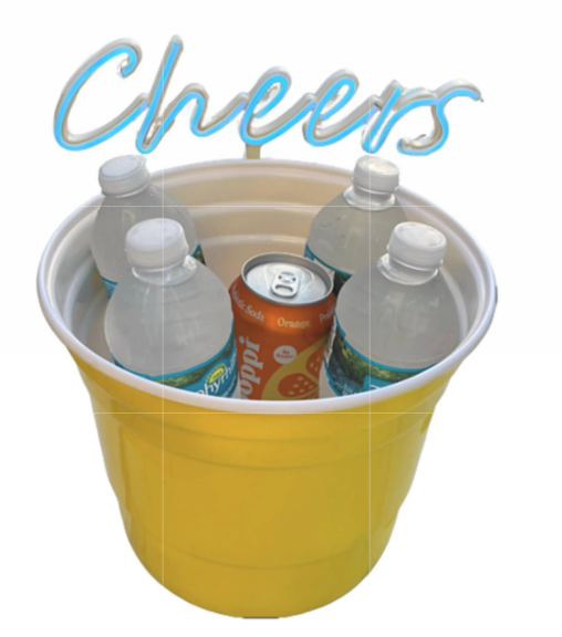 Giant Fun Bucket Ice Cooler For Drinks