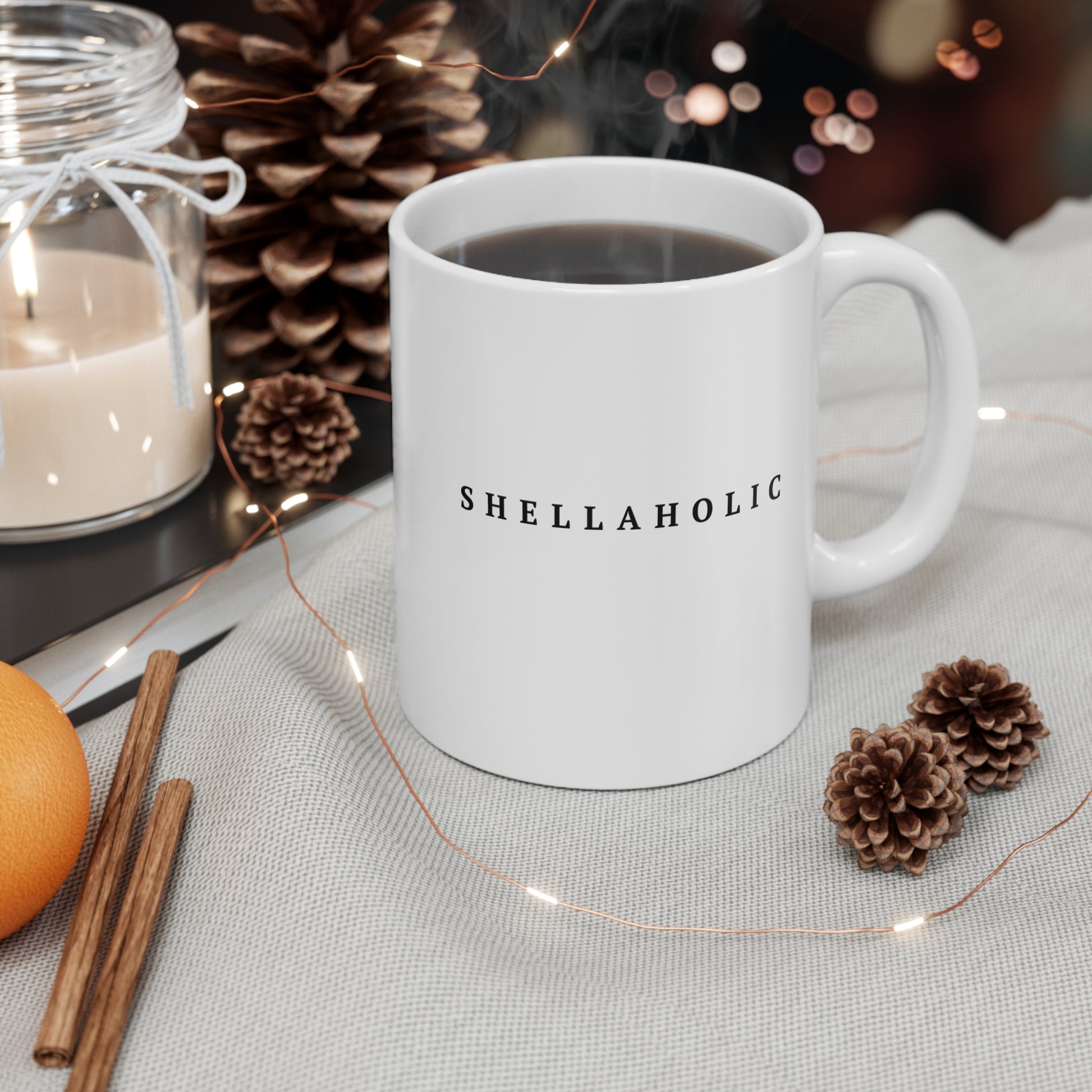 The perfect mug for someone who loves beachcombing and seashell collecting